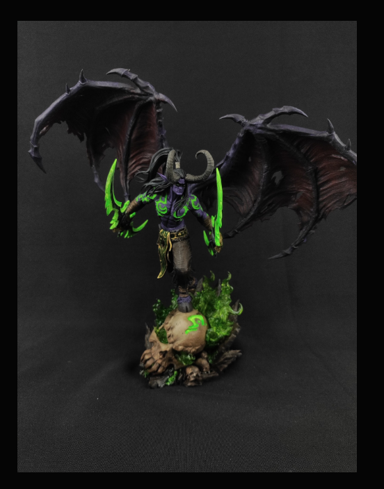 Illidan impresso e pintado pela Shadowflame ART